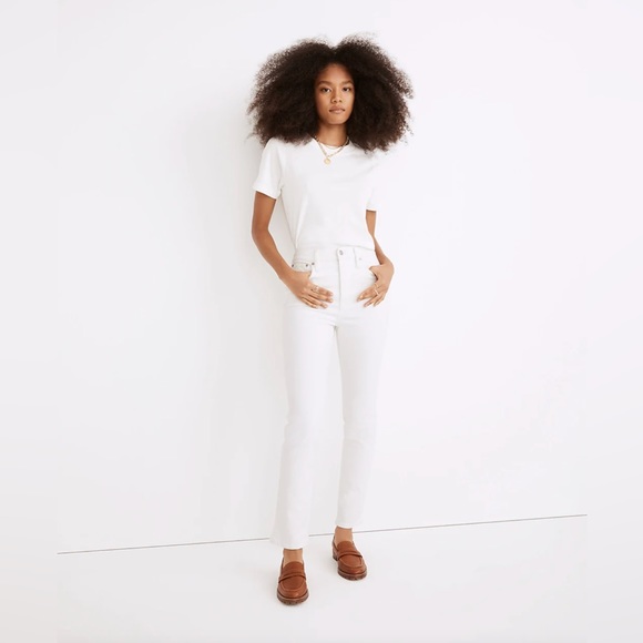 Madewell The Perfect Vintage Jean in Tile White, Size 24 - Picture 1 of 7